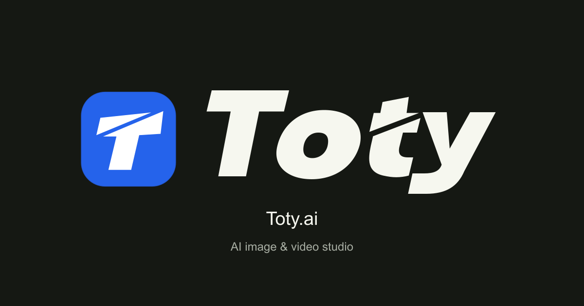 AI Image & Video Generator – GPT Image, Nano Banana, Seedance | Toty